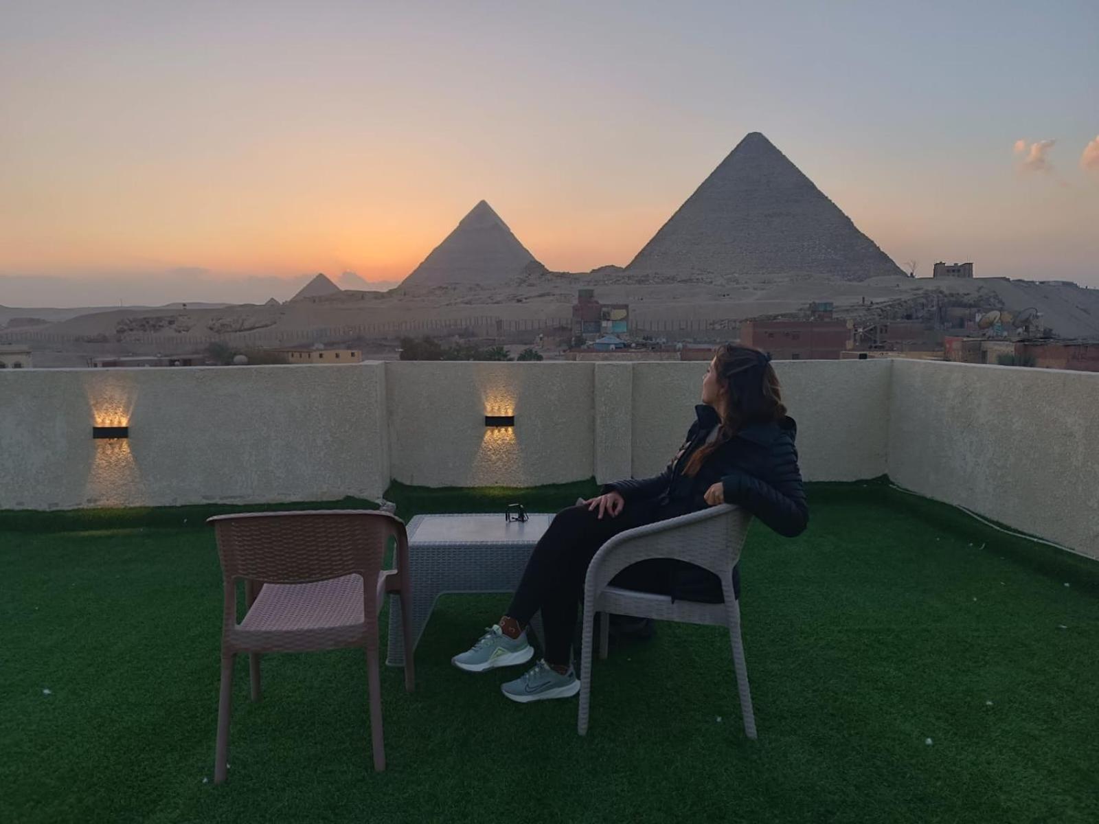 Best Four Pyramids View Kafret el-Gabal Exterior photo